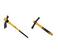 Roughneck ROU64252 Cutter Mattock with Fibreglass Handle 5lbs/2.27kg & ROU4012 Micro Cutter Mattock 14oz/400g