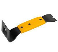 Roughneck Self-Prying Pry Bar 254mm (10") - Heavy-Duty Heat-Treated Steel Demolition Bar, Self-Prying Wedge, Dual Nail Pullers, Chamfered Bevel Edge & Comfort Grip Handle