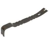 Roughneck Gorilla Pro-Grip Utility Bar 380mm (15") - Heavy-Duty Drop-Forged Utility Pry Bar, Heat-Treated Alloy Steel, 3 Nail Pullers, High-Grip Design & Powder-Coated Finish