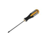 Roughneck Screwdriver Phillips Tip Ph2 X 125Mm in Yellow Roughneck Yellow