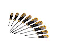 Roughneck Screwdriver Set, 9 Piece in Yellow Roughneck Yellow