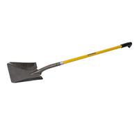 Roughneck Square Shovel, Long Handle Made With Heavy-Duty Carbon Steel ROU68144