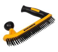 Roughneck Wire Brush 52-052 Two-Handed Soft-Grip, 5 Rows