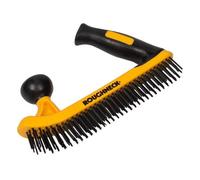 Roughneck Two-Handed Wire Brush Soft-Grip Multi Colour (One Size)