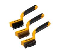 Roughneck Wide Wire Brush Set, 3 Piece