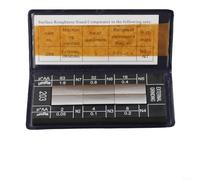 Roughness Comparator Set Ra0.05-12.5, 6 Processing Methods, 45 Carbon Steel Standard Block Kit for Milling Turning Grinding Inspection(external grinding)