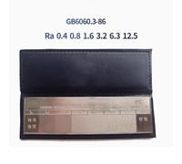 Roughness Comparison Sample for Lathe EDM Wire Cutting Tin Alloy for Surface Finish Gauge 8X10X3Cm Ra1.6-6.3Um/0.63-10Um/0.4-12.5Um for Industrial Quality Control and Teaching Training