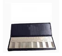 Roughness Comparison Sample for Surface Roughness Testing, Tin Alloy Ra0.012-6.3um Inspection Gage 32-Piece Set for CNC Metalworking Manufacturing