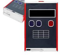 Roughness Meter, Portable Profilometer with Display, Measures Ra Rz Rq Rt, Includes Standard Calibration Block, Precision Surface Gauge for Engineering Applications