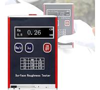 Roughness Tester, Portable High Accuracy Surface Tester with LED Display, Measures Ra/Rq and Rz/Rt, Calibration Block Included