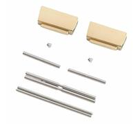 ROUHO 12.5mm Replacement Watch Strap End Link Connector Adapter Stainless Steel Watch Strap Conversion Kit for Patek Philippe Nautilus 5711-Gold