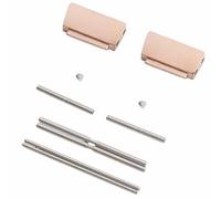ROUHO 12.5mm Replacement Watch Strap End Link Connector Adapter Stainless Steel Watch Strap Conversion Kit for Patek Philippe Nautilus 5711-Rose Gold