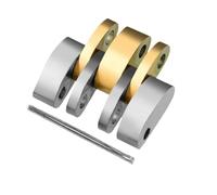 ROUHO 12mm Stainless Steel Strap Extension Link Solid Metal Bracelet Section Watch Band Adjustment Part 7mm for Emporio Armani Starry Sky-A4