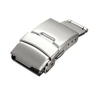 ROUHO 16-24Mm Watch Band Strap Stainless Steel Butterfly Clasp Buckle-20mm