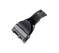 ROUHO 18mm Stainless Steel Folding Watch Buckle Extendable Replacement Watch Clasp for Tudor Black Bay Clair de Rose Fastrider-Black