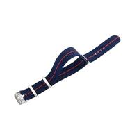 ROUHO 20mm Adjustable Nylon Watch Strap, Durable Woven Strap for Men's Women's Watch-T