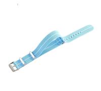 ROUHO 20mm Adjustable Nylon Watch Strap, Durable Woven Strap for Men's Women's Watch-V