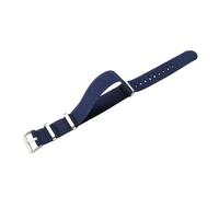 ROUHO 20mm Breathable Nylon Watch Strap - Durable Elastic Adjustable Replacement Watch Band for Tudor Black Bay M79830 M79030N M79030B M79010SG-#13