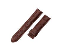ROUHO 20mm Handmade Comfortable Leather Watch Strap Ergonomic Replacement Watch Band for Tissot Heritage T063.610 PRS 516 T100.430 T121.430-Brown