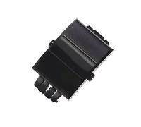ROUHO 20mm Replacement Watch Buckle Stainless Steel Watch Accessories Deployment Clasp for Ul-yss-e Na-rdi-n-Black