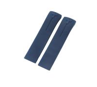 ROUHO 20mm Silicone Watch Strap Waterproof Rubber Wristband Bracelet Stainless Steel Buckle Soft for Tissot T-Touch T013 T081 T091 A4