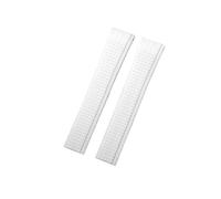 ROUHO 21mm Silicone Watch Strap Waterproof Rubber Watch Band Stainless Steel Deployment Clasp Buckle Soft for Patek Philippe Aquanaut K1