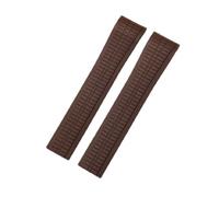 ROUHO 21mm Silicone Watch Strap Waterproof Rubber Watch Band Stainless Steel Deployment Clasp Buckle Soft for Patek Philippe Aquanaut C1