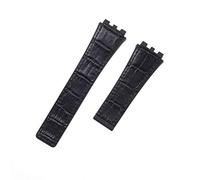 ROUHO 22mm Leather Watch Strap Watch Replacement Strap Adjustable Watchband for T-A-G H-EU-ER CA-RRE-RA-Black
