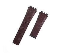 ROUHO 22mm Leather Watch Strap Watch Replacement Strap Adjustable Watchband for T-A-G H-EU-ER CA-RRE-RA-Brown