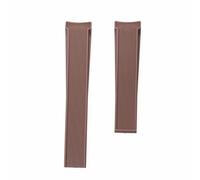 ROUHO 22mm Waterproof Silicone Rubber Watch Strap Replacement Wristwatch Accessories Watchband for T-A-G HE-UER AQ-UAR-AC-ER-Brown