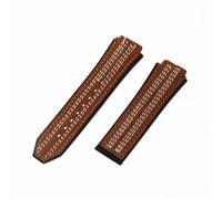 ROUHO 26 x 19mm Matt Leather Watch Strap Replacement Watch Accessories Adjustable Watch Band for HU-BL-OT CL-AS-SIC FUS-ION-#5