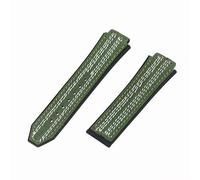 ROUHO 26 x 19mm Matt Leather Watch Strap Replacement Watch Accessories Adjustable Watch Band for HU-BL-OT CL-AS-SIC FUS-ION-#8