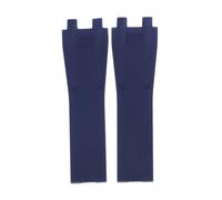 ROUHO 26mm Classic Silicone Sports Watch Strap Waterprof Rubber Watch Bracelet for Ulysse Nardin Marine Manager-Blue