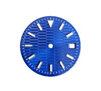 ROUHO 28.5mm Honeycomb Watch Dial, a Luminous Textured Watch Face 3h Crown Date Mod for Miyota 8215 ETA 2824-2 ETA 2836-2 Movement-A3