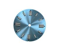 ROUHO 28.5mm Sunburst Watch Dial, a Sterile Timepiece Face 3h Crown No Date Mod for Seiko NH35 Miyota 8215 ETA 2836 Movement-E5