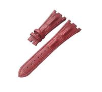 ROUHO 28mm Crafted GenuineLeather Watch Band - 42mm Dial - Durable Replacement Watch Strap for Audemars Piguet Royal Oak AP-#9