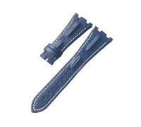 ROUHO 28mm Crafted GenuineLeather Watch Band - 42mm Dial - Durable Replacement Watch Strap for Audemars Piguet Royal Oak AP-#10