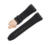ROUHO 28mm Genuine Leather Watch Strap Waterproof Calfskin Watch Band Stainless Steel Deployment Clasp Soft for Franck Muller - A9