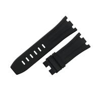 ROUHO 28mm Men's Silicone Watch Strap Rubber Replacement Watchband Accessory for AP Audemars Piguet Royal Oak Offshore Diver 15703-Black