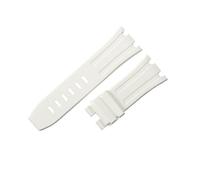 ROUHO 28mm Silicone Watch Strap Waterproof Rubber Watch Band Stainless Steel Deployment Clasp Flexible Soft for Audemars Piguet Royal Oak Offshore 15710 15703 F1