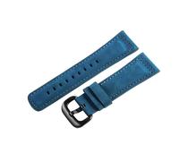 ROUHO 28mm Vintage Nubuck Leather Watch Strap Sweatproof Replacement Watchband for SevenFriday P2/PS1/M2/Q2