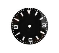 ROUHO 29.2mm Field Watch Dial, a Luminous 3-6-9 Watch Face 3h Crown No Date Mod for Miyota 8215 Movement-D2