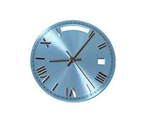 ROUHO 30.5mm Sunburst Watch Dial, a Classic Timepiece Face Day at 12 Date at 3 Mod for Miyota 8285 Movement-B5