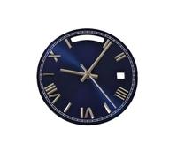 ROUHO 30.5mm Sunburst Watch Dial, a Classic Timepiece Face Day at 12 Date at 3 Mod for Miyota 8285 Movement-B8