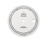 ROUHO 31.2mm Stainless Steel Watch Face 2892 Movement Modding Part Metal Watch Dial Repair Accessory Date Window for Omega De Ville - A1