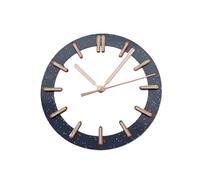 ROUHO 31.8mm Stardust Skeleton Dial and Rose Gold Hands Set, Frosted Hollow Watch Face Watch Mod Parts for Seiko NH35 NH70 Movement