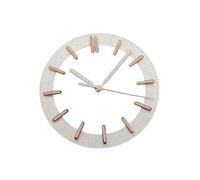 ROUHO 31.8mm Stardust Skeleton Dial and Rose Gold Hands Set, Frosted Hollow Watch Face Watch Mod Parts for Seiko NH35 NH70 Movement