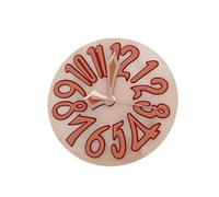 ROUHO 33.2mm Watch Dial with 3D Arabic Numerals Colourful Modern Replacement Watch Face for Seiko NH35 Movement-N9