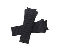 ROUHO 34 x 23mm Waterproof Silicone Rubber Watch Strap Men's Watch Accessories Watchband for PO-RS-CHE 6620-Black
