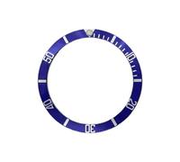 ROUHO 37.6mm Aluminium Watch Bezel Insert Sloped Alloy Ring Component Matte Timepiece Face Inlay 30.7mm for Rolex Submariner Date 16610-A3 37.6 * 30.7mm